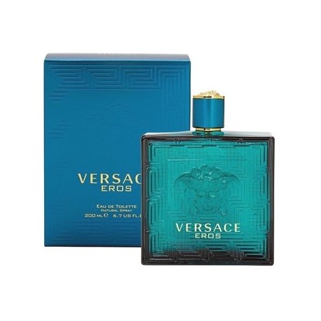 VERSACE EROS 200 ML EDT SPRAY-PerfumeriaparaTodos-Belleza y Cuidado Personal