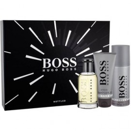 Set Boss Bottled 3Pzs 100 ml Edt Spray +...-PerfumeriaparaTodos-Belleza y Cuidado Personal