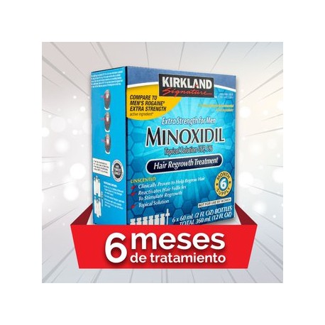 Minoxidil 5% Kirkland Solución Tópica 6...-PerfumeriaparaTodos-Belleza y Cuidado Personal