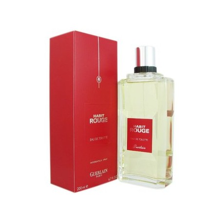 Habit Rouge 200 Ml Edt Spray De Guerlain-PerfumeriaparaTodos-Belleza y Cuidado Personal