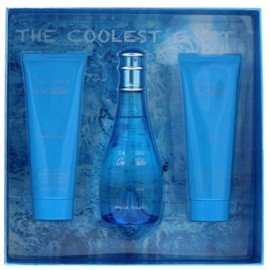 Set Cool Water 3Pzs 100 ml Edt Spray + B...-PerfumeriaparaTodos-Belleza y Cuidado Personal