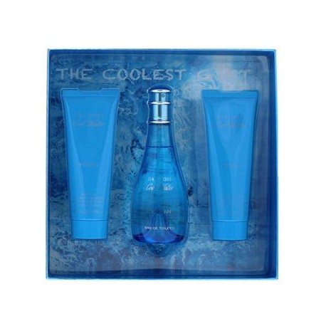 Set Cool Water 3Pzs 100 ml Edt Spray + B...-PerfumeriaparaTodos-Belleza y Cuidado Personal