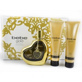 Set Bebe Gold 3 Pzs 100 Ml Edp Spray +Lo...-PerfumeriaparaTodos-Belleza y Cuidado Personal