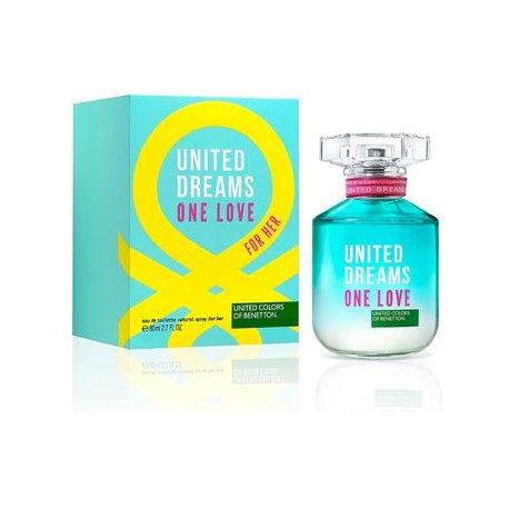 Benetton One Love For Her 80 Ml Edt Spra...-PerfumeriaparaTodos-Belleza y Cuidado Personal