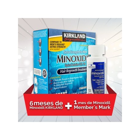 7 Meses de Minoxidil 5% ** 6 Meses de Ki...-PerfumeriaparaTodos-Belleza y Cuidado Personal