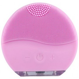 Limpiador Facial de Silicón con USB-Rosa-PerfumeriaparaTodos-Belleza y Cuidado Personal