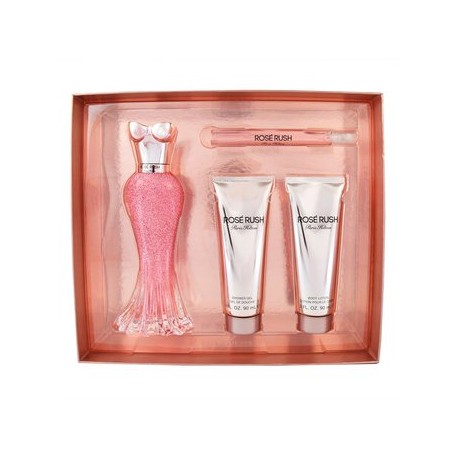 Set Paris Hilton Rose Rush 4  Pzs-PerfumeriaparaTodos-Belleza y Cuidado Personal