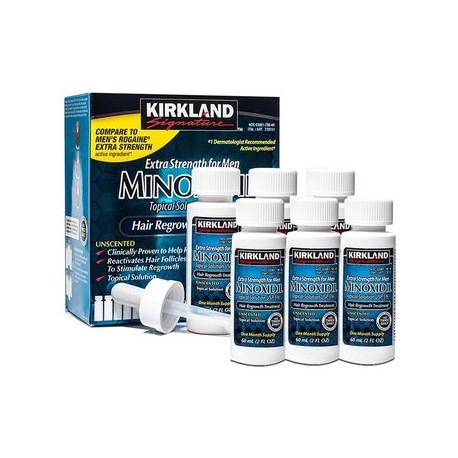 Minoxidil 5% 6 Frascos Para Crecimiento...-PerfumeriaparaTodos-Belleza y Cuidado Personal