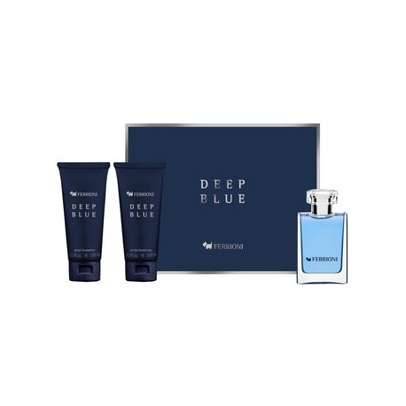 Set Ferrioni Deep Blue 3Pzs-PerfumeriaparaTodos-Belleza y Cuidado Personal