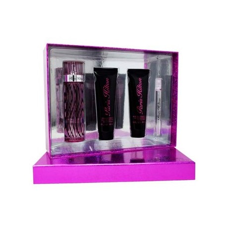 Set Paris Hilton 4Pzs 100 ml Edp Spray +...-PerfumeriaparaTodos-Belleza y Cuidado Personal