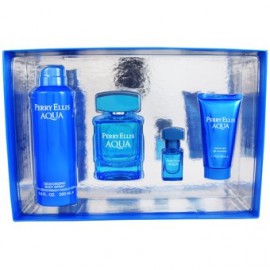 Set Perry Aqua 4 Pzs 100 Ml-PerfumeriaparaTodos-Belleza y Cuidado Personal