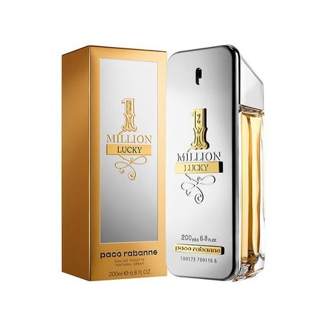 One Million Lucky 200 ml Edt Spray de Pa...-PerfumeriaparaTodos-Belleza y Cuidado Personal