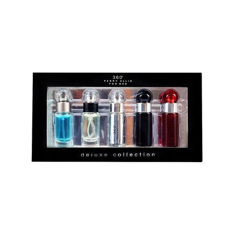 Set Mini 5 Pzas Perry Ellis For Men-PerfumeriaparaTodos-Belleza y Cuidado Personal