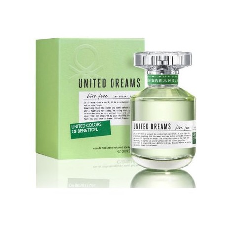 UNITED DREAMS LIVE FREE By Benetton  Dam...-PerfumeriaparaTodos-Belleza y Cuidado Personal