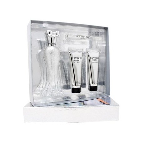 Set Paris Hilton Platinum Rush 4Pzs 100...-PerfumeriaparaTodos-Belleza y Cuidado Personal