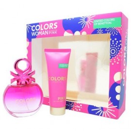 Set Benetton Colors Pink 2Pzs-PerfumeriaparaTodos-Belleza y Cuidado Personal