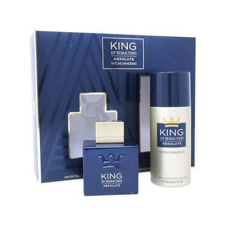 Set King Of Seduction Absolute 2Pzs-PerfumeriaparaTodos-Belleza y Cuidado Personal